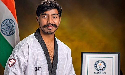 B Sai Deepak selected for World Taekwondo Body training in Korea B Sai Deepak selected for World Taekwondo Body training in Korea
