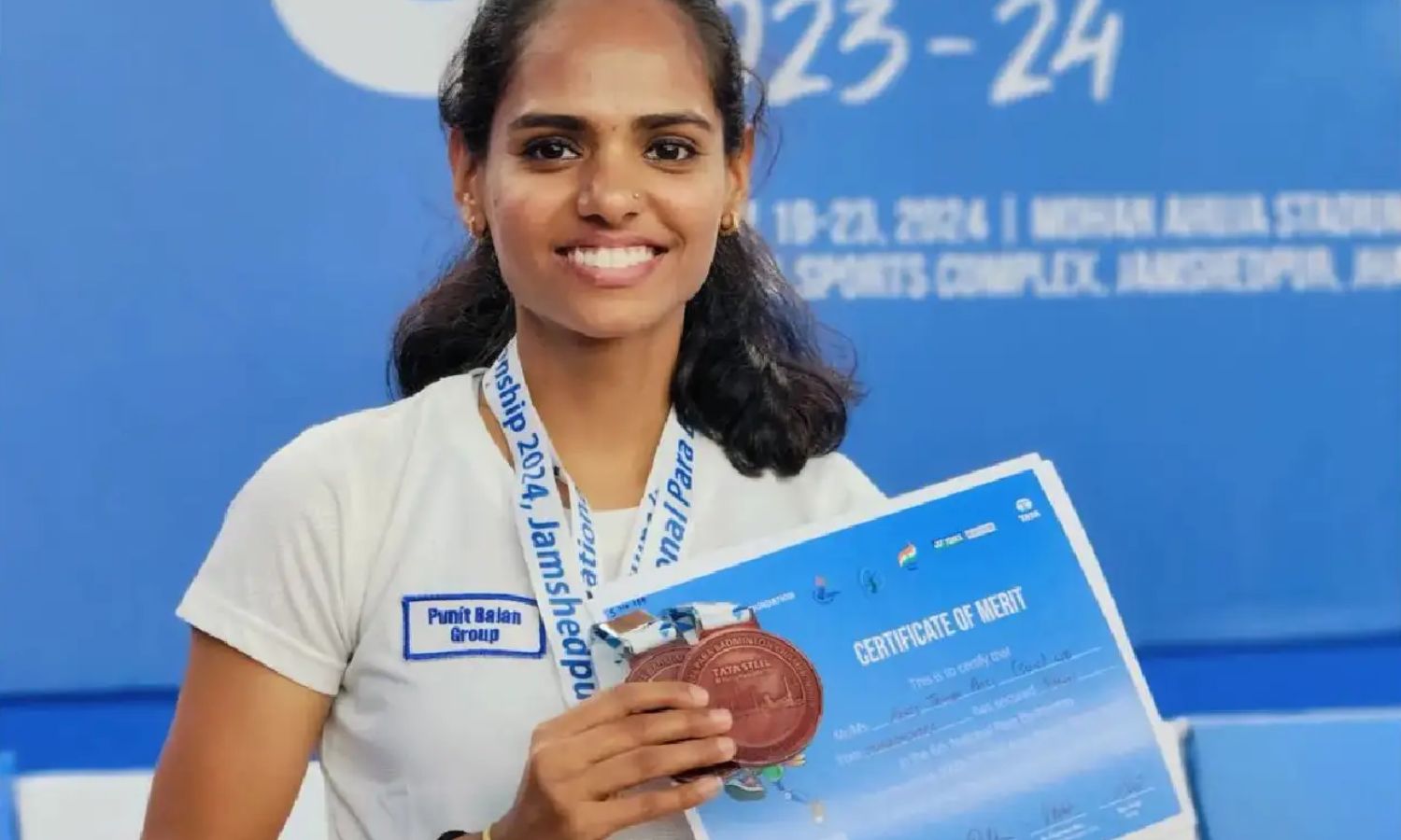 Para badminton player Arati Patil wins bronze after injury comeback