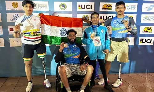 Indian Para Athletes secure four medals at Asian Road Cycling Cships