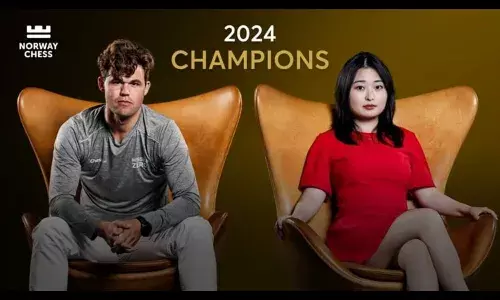 Norway Chess: Magnus Carlsen and Ju Wenjun clinch mens and womens titles