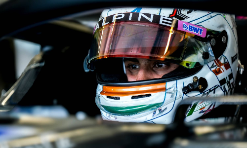 Indian driver Kush Maini Tests Formula 1 Car for BWT Alpine F1 Team