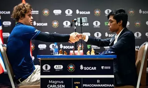 The loss against Pragg was the most memorable game: Magnus Carlsen after winning Norway Chess