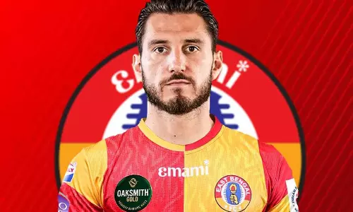ISL Transfers: Dimitrios Diamantakos joins East Bengal FC ISL Transfers: Dimitrios Diamantakos joins East Bengal FC