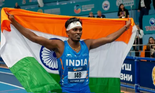 Praveen Chithravel: Indian triple jumpers rise to Paris Olympics