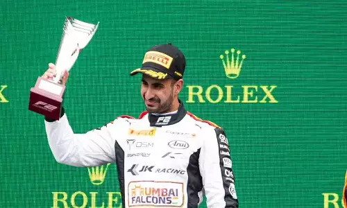 F2 driver Kush secures second spot at Spanish Grand Prix