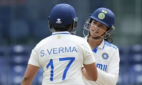 Watch: India sets record for highest innings score in Women’s Test Cricket Watch: India sets record for highest innings score in Women’s Test Cricket