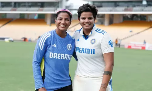 Sneh Rana, Shafali Verma dazzle as records tumble in Chennai Test