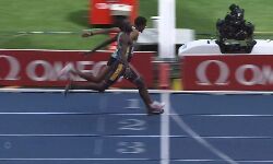 Photo Finish at 3000m Steeplechase.