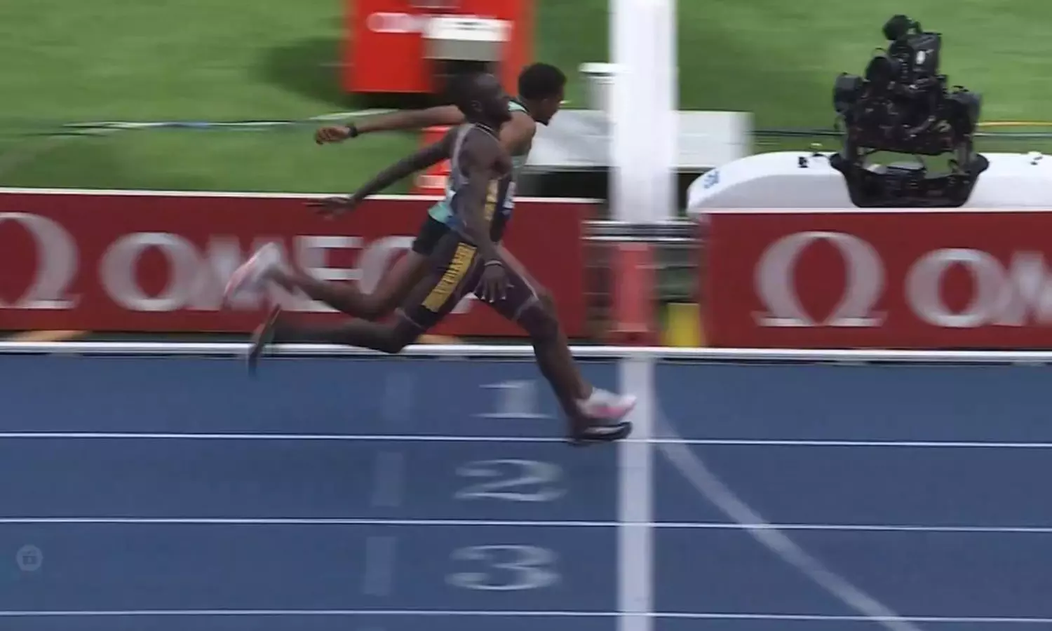 Photo Finish at 3000m Steeplechase.