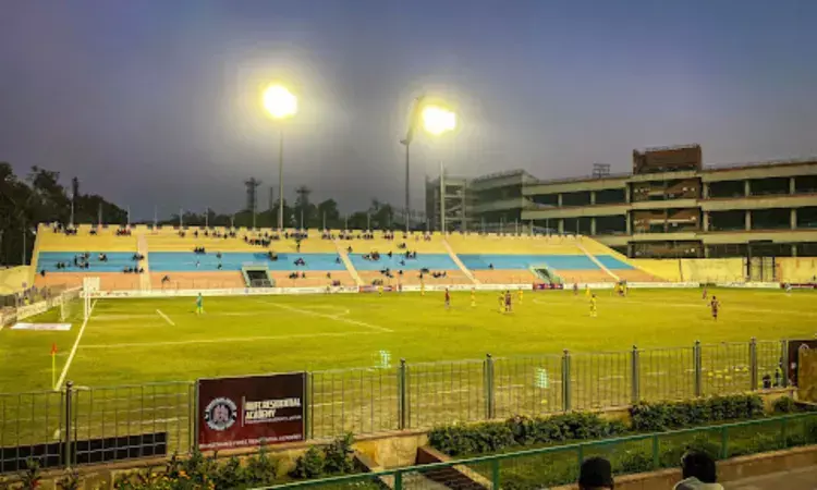Delhi civic body begins renovation work of Ambedkar Stadium Delhi civic body begins renovation work of Ambedkar Stadium