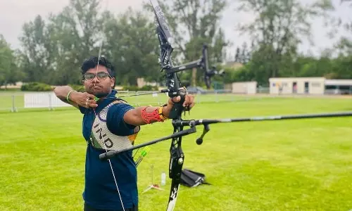 Archer Dhiraj Bommadevara standing at the threshold of history