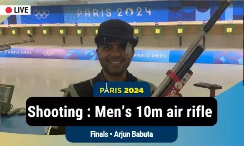 Olympics 2024 Shooting: Arjun Babuta finishes 4th  in 10m air rifle final - Highlights