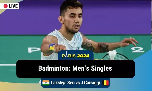 Olympics 2024 Badminton: Lakshya beats Carraggi in straight games, Tanisha-Ashwini lose - Highlights