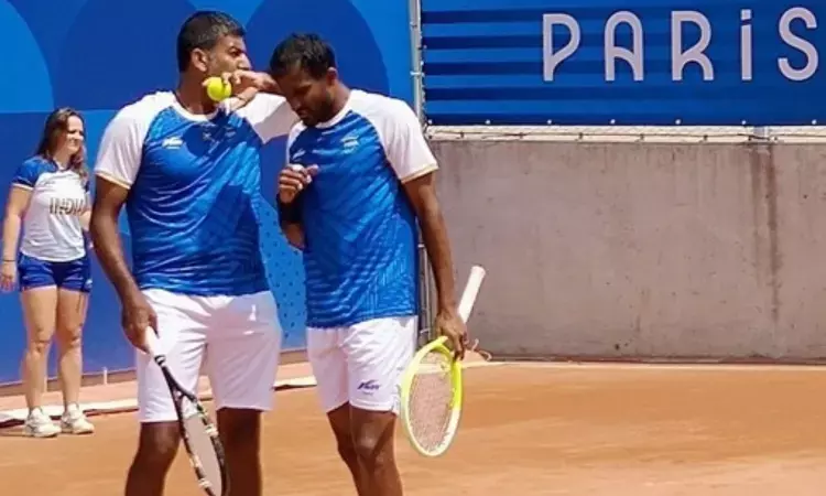 Olympics 2024: Bopanna-Balaji crash out in the first round Olympics 2024: Bopanna-Balaji crash out in the first round