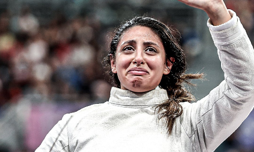 Egyptian Fencer Nada Hafez competes in Paris Olympics while pregnant Egyptian Fencer Nada Hafez competes in Paris Olympics while pregnant