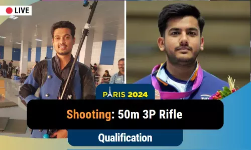 Olympics 2024 Shooting: Swapnil into the final of 50m 3P rifle qualification, Aishwary misses - Highlights