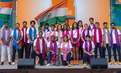 Olympics 2024: Indian athletes felicitated by Nita Ambani at India House