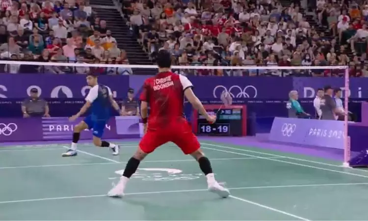 WATCH: Lakshya Sens audacious no-look backhand flick in Olympics WATCH: Lakshya Sens audacious no-look backhand flick in Olympics