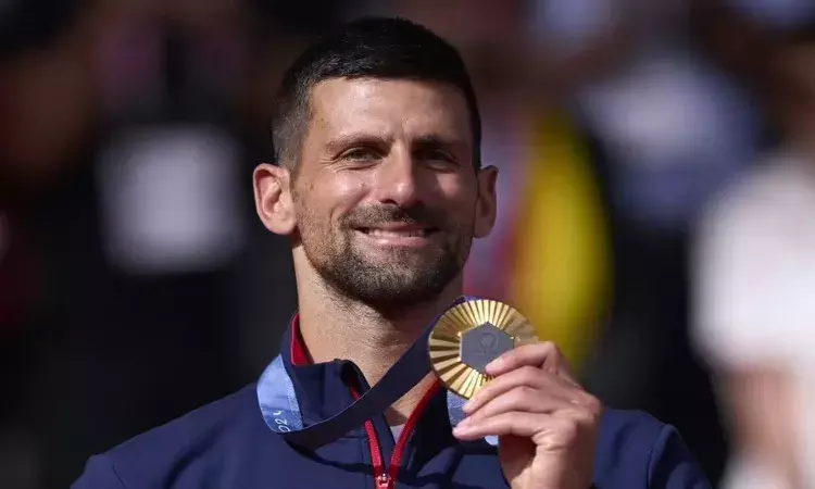 Novak Djokovic basks in Olympic glory, becomes oldest player to win gold Novak Djokovic basks in Olympic glory, becomes oldest player to win gold