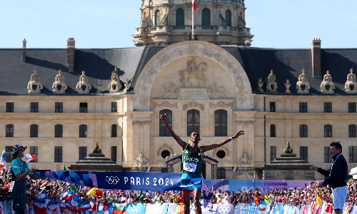 Tamirat Tola breaks Olympic Marathon record with historic run in Paris Tamirat Tola breaks Olympic Marathon record with historic run in Paris