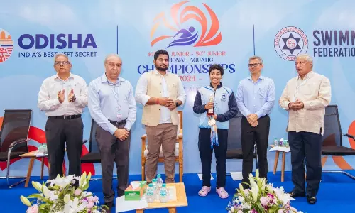 Dhinidhi Desinghu sinks records at the 50th Junior Nationals