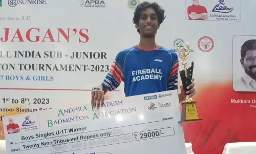 Sugi Gopinath stuns competition at the All England Championships