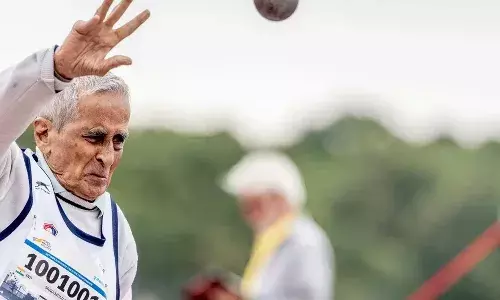 101-year-old Indian Navy veteran wins 3 gold at World Masters Cships