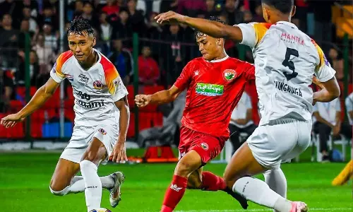 Shillong Lajong stun Emami East Bengal for a place in the semi-finals
