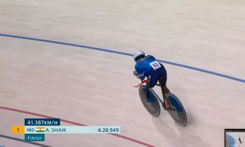 Paralympics 2024 Track-Cycling: Arshad Shaik finishes last in C2 3000m heats, exits Games Paralympics 2024 Track-Cycling: Arshad Shaik finishes last in C2 3000m heats, exits Games