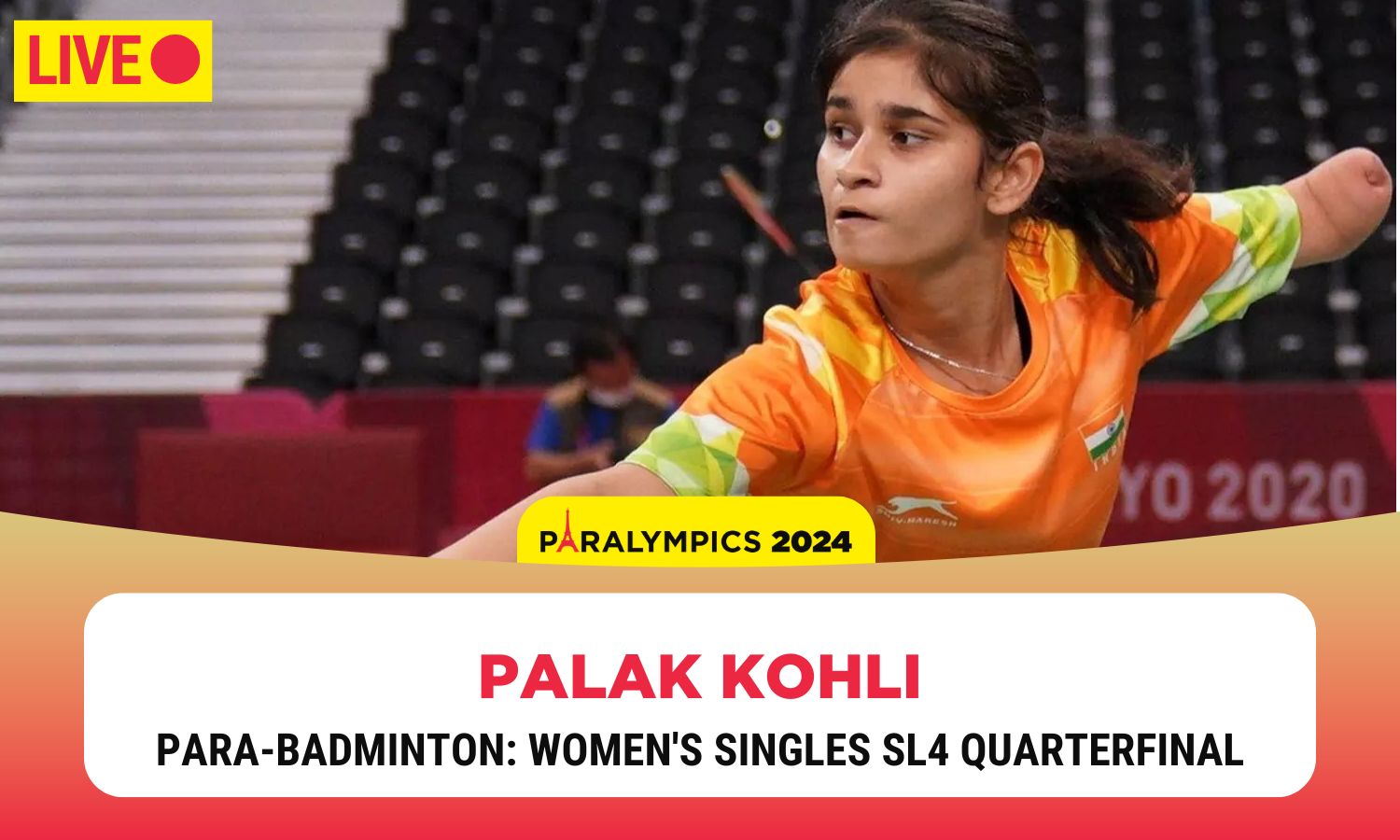 Paralympics 2024 ParaBadminton LIVE Mandeep loses, Suhas, Palak in