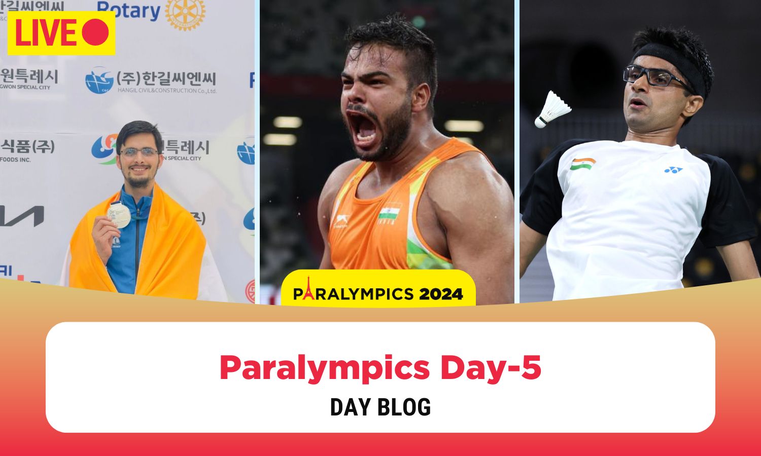 Paralympics 2024 Day 5 Indian parashuttlers chase triple gold, Sumit