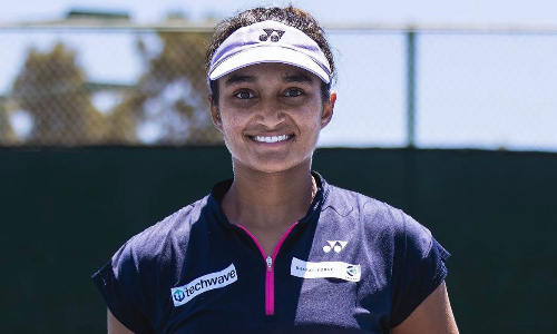 Tennis: Sahaja Yamalapalli beats former US Open champion