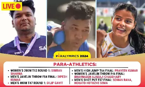 Paralympics 2024 Para-Athletics: Hokato Sema wins bronze medal in mens shot put F57 Final - Highlights Paralympics 2024 Para-Athletics: Hokato Sema wins bronze medal in mens shot put F57 Final - Highlights
