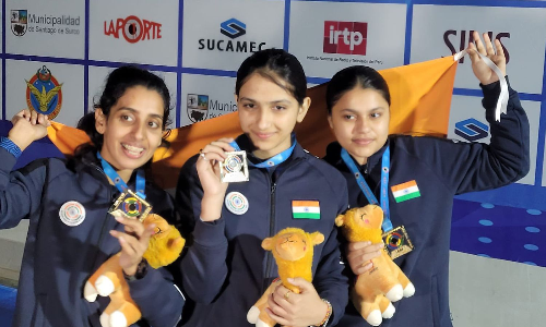Indian mens and womens teams win gold at ISSF World Junior Cship