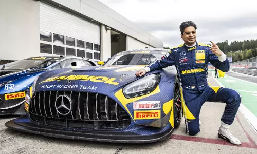 Arjun Maini becomes the first Indian to get a DTM pole position