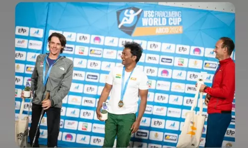 Manikandan Kumar wins gold in Para Climbing World Cup 2024 Series