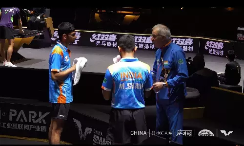 China Smash 2024: Manush and Manav lose the quarterfinals to the Chinese