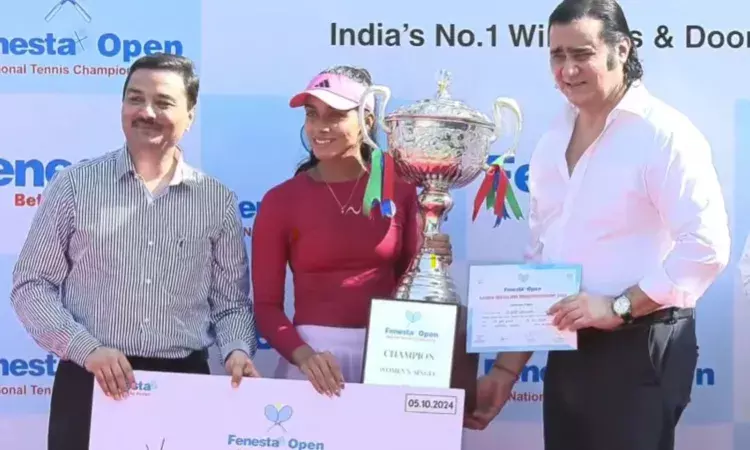 National Tennis Cships: Vaidehi Chaudhari wins her second national title National Tennis Cships: Vaidehi Chaudhari wins her second national title