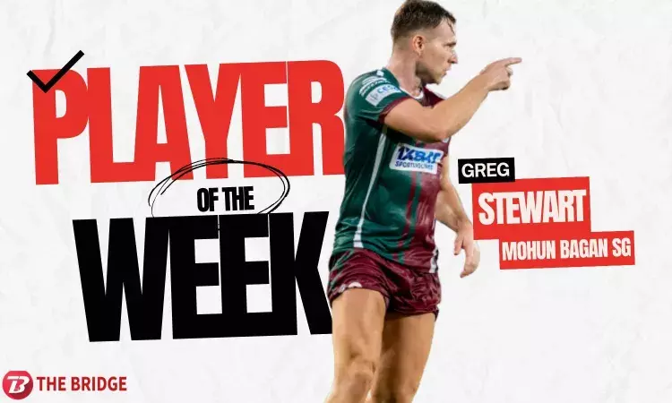 ISL Player of the Week: Mohun Bagans midfield maestro Greg Stewart ISL Player of the Week: Mohun Bagans midfield maestro Greg Stewart