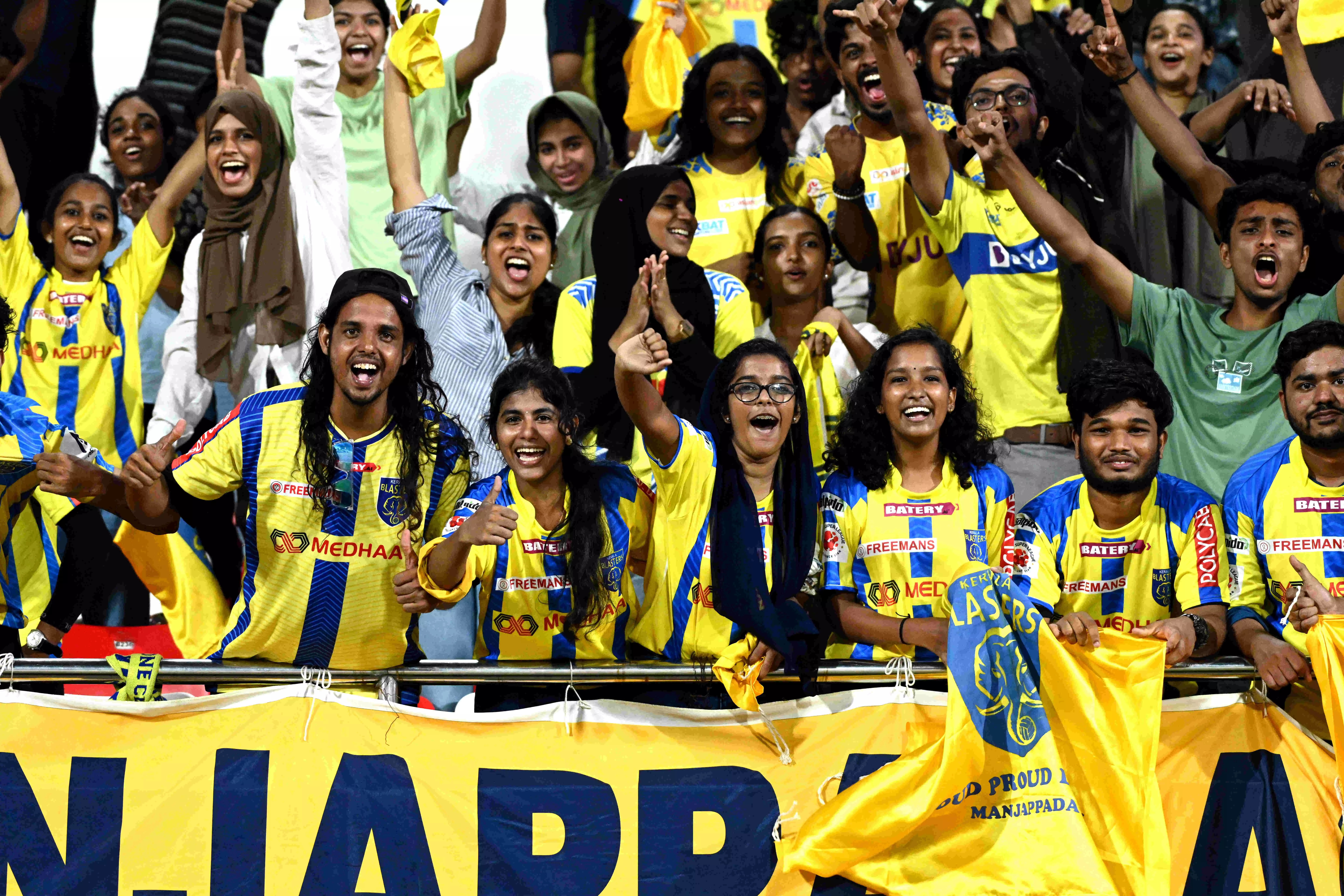 Kerala Blasters fans (Photo credit: AIFF)