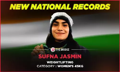 Sufna Jasmin set new national records at Weightlifting Cships