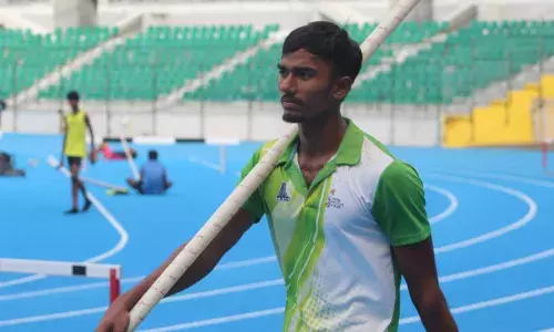 R. Yugendran: A pole vaulter by day and a waiter by night