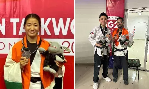 Rupa Bayor wins silver, Chinmay bronze at Asian Open Taekwondo Cships Rupa Bayor wins silver, Chinmay bronze at Asian Open Taekwondo Cships