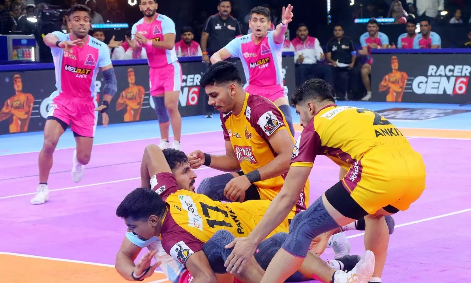 PKL 2024: Jaipur Pink Panthers thrash Telugu Titans, UP Yoddhas win second game PKL 2024: Jaipur Pink Panthers thrash Telugu Titans, UP Yoddhas win second game
