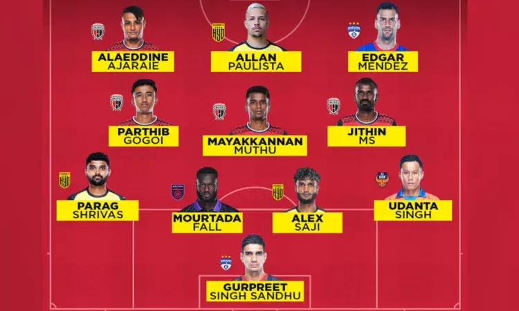 ISL: Northeast United dominates the Team of the Week for Match Week 6
