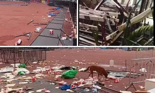 Athletes and coaches fume as Dil-luminati leaves JLN Stadium in disarray