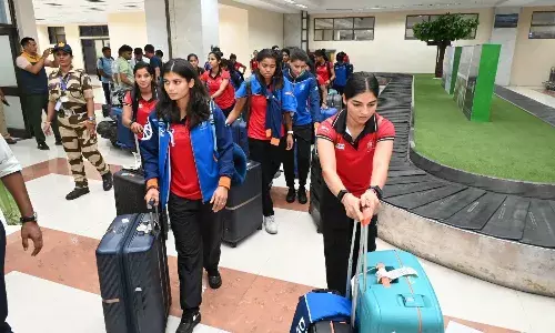 Indian womens hockey team land in Bihar for Asian Champions Trophy