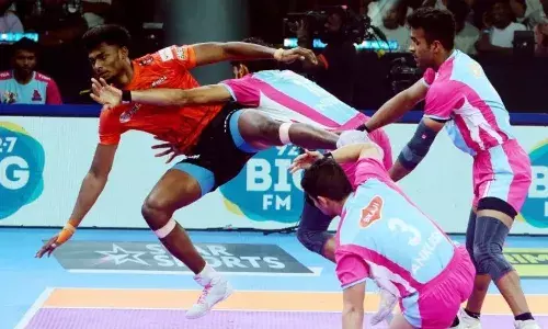 PKL 2024: Jaipur Pink Panthers edge past UP Yoddhas - Highlights
