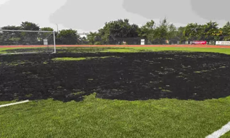 Diwali firecrackers reduce football turf in INR 13 crore stadium to ashes Diwali firecrackers reduce football turf in INR 13 crore stadium to ashes