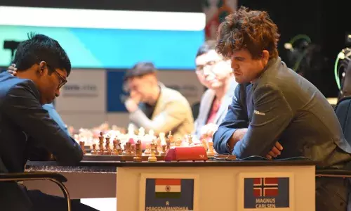 Tata Steel Chess India Blitz: Carlsen and Kateryna lead at the end of Day 1